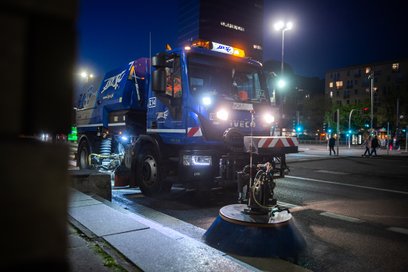 Nocne porządki w Warszawie