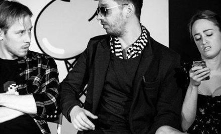 Maciej Nawrocki, Mateusz Lewandowski, Matylda Damięcka. Fot. Marta Arkiensztejn