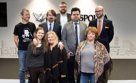 (od lewej) Katarzyna Kucharczyk, Danuta Walewska, Zuzanna Dąbrowska, Przemysław Wojtasik, Marek Doma