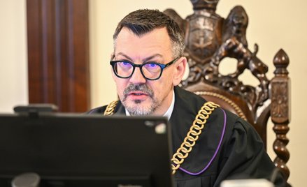 Sędzia Sławomir Steinborn na sali Sądu Apelacyjnego w Gdańsku