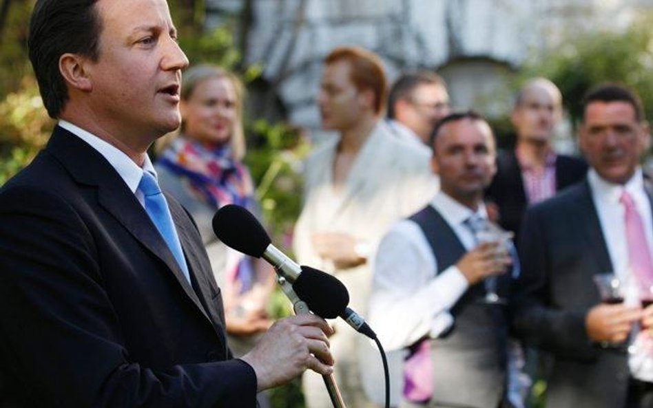 David Cameron na spotkaniu z homoseksualistami
