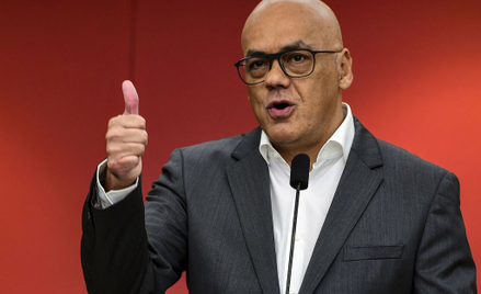 Minister komunikacji Wenezueli Jorge Rodriguez