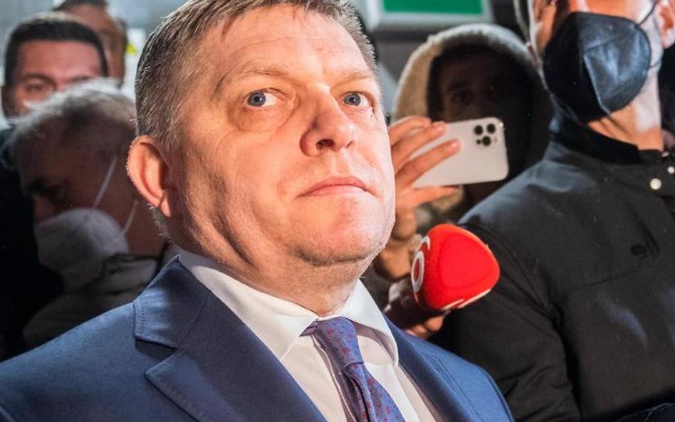 Były premier Słowacji Robert Fico, szef opozycyjnej dziś partii Smer SD