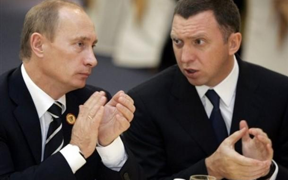 Władimir Putin i Oleg Deripaska