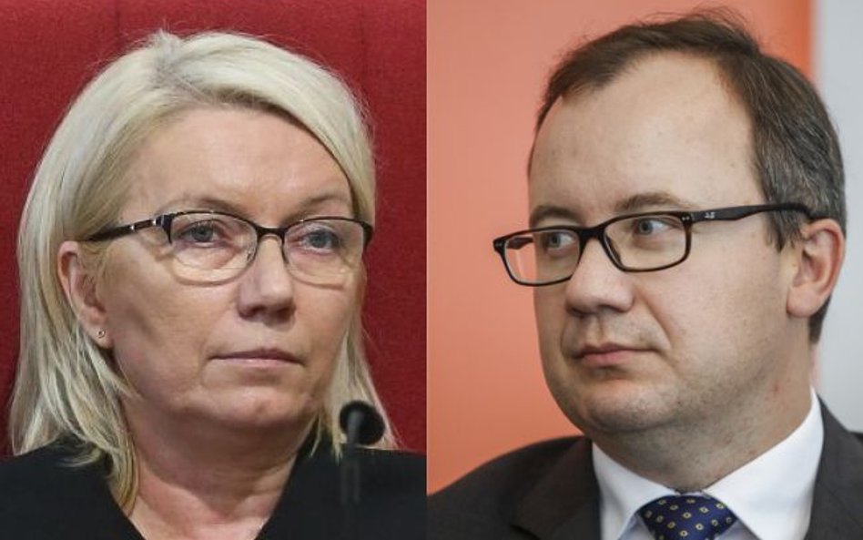 Julia Przyłębska i Adam Bodnar