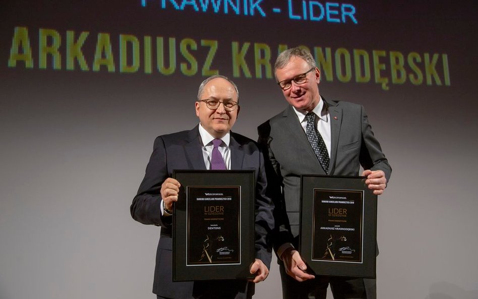 Arkadiusz Krasnodębski - kancelaria Dentons, Bogusław Chrabota - redaktor naczelny "Rzeczpospolitej"