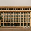 Budynek powstał w 1964 roku przy reprezentacyjnej Alei Rustawelego w Tbilisi.