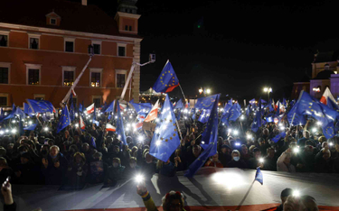 Prounijna demonstracja w Warszawie