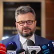 Rzecznik PK prok. Piotr Skiba na briefingu prasowym w siedzibie Prokuratury Okręgowej w Warszawie. P
