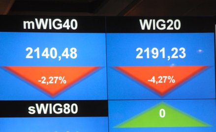 WIG20 odstaje od Europy