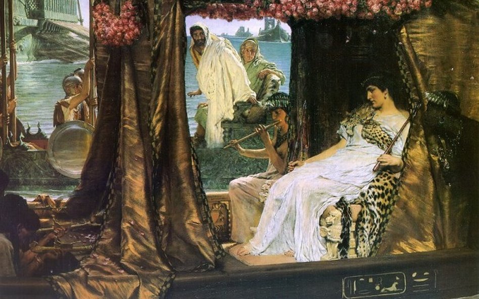 Lawrence Alma-Tadema "Antoniusz i Kleopatra"