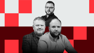 Wojciech Górecki z Ośrodka Studiów Wschodnich oraz dziennikarz Marcin Łuniewski.