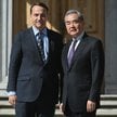 Radosław Sikorski i Wang Yi