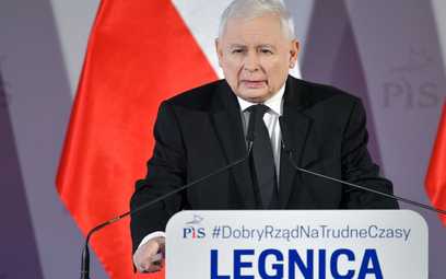 Kaczyński w Legnicy: Wygrana PiS leży w interesie Polski i Polaków
