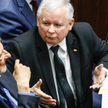 Jarosław Kaczyński (na zdjęciu z Ryszardem Terleckim) upatruje w PO absolutne zło