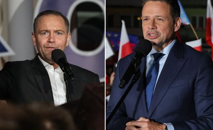Karol Nawrocki i Rafał Trzaskowski