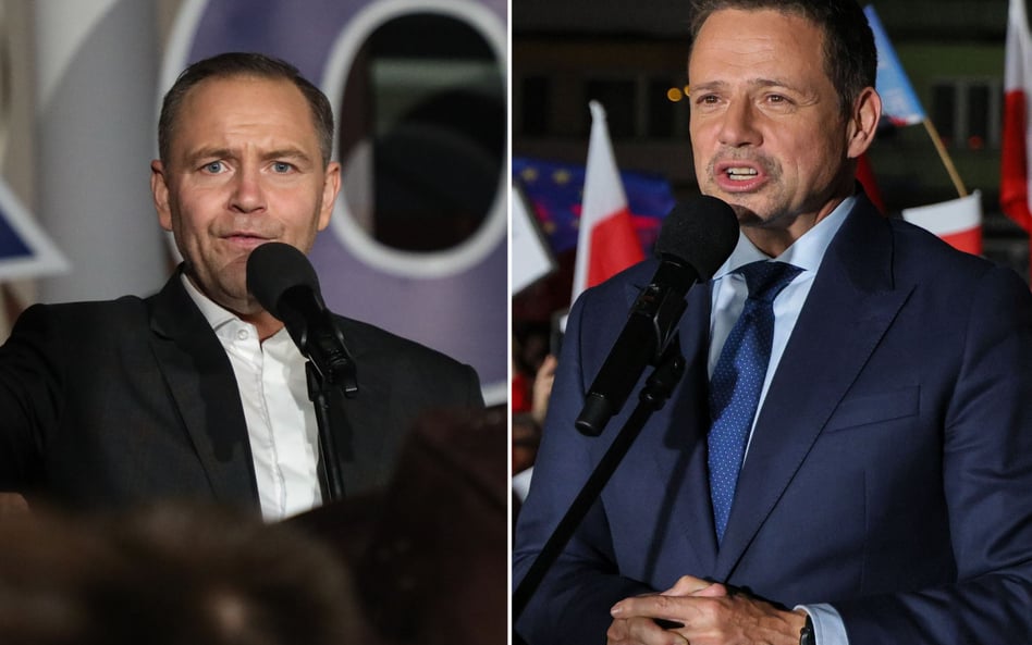 Karol Nawrocki i Rafał Trzaskowski