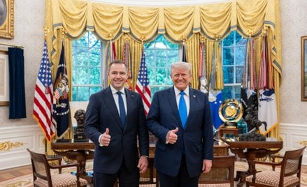 Karol Nawrocki i Donald Trump