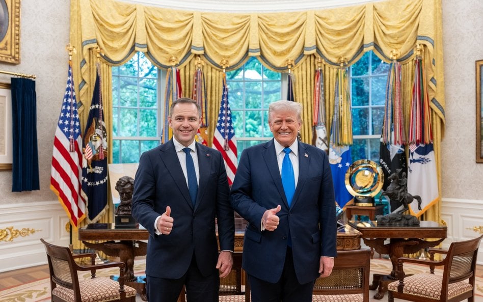 Karol Nawrocki i Donald Trump