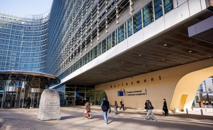 Budynek Berlaymont, w którym mieści się siedziba Komisji Europejskiej w Brukseli