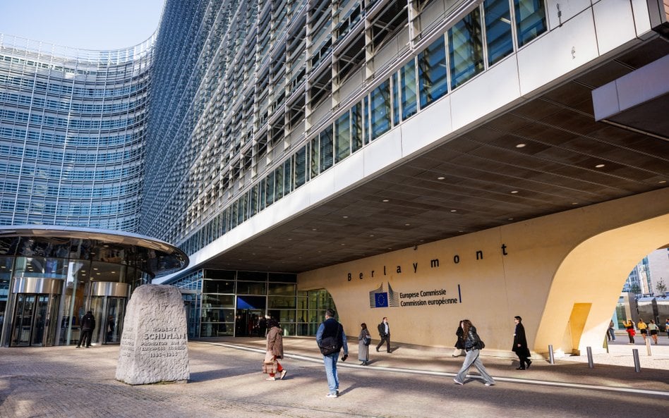 Budynek Berlaymont, w którym mieści się siedziba Komisji Europejskiej w Brukseli