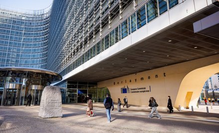 Budynek Berlaymont, w którym mieści się siedziba Komisji Europejskiej w Brukseli
