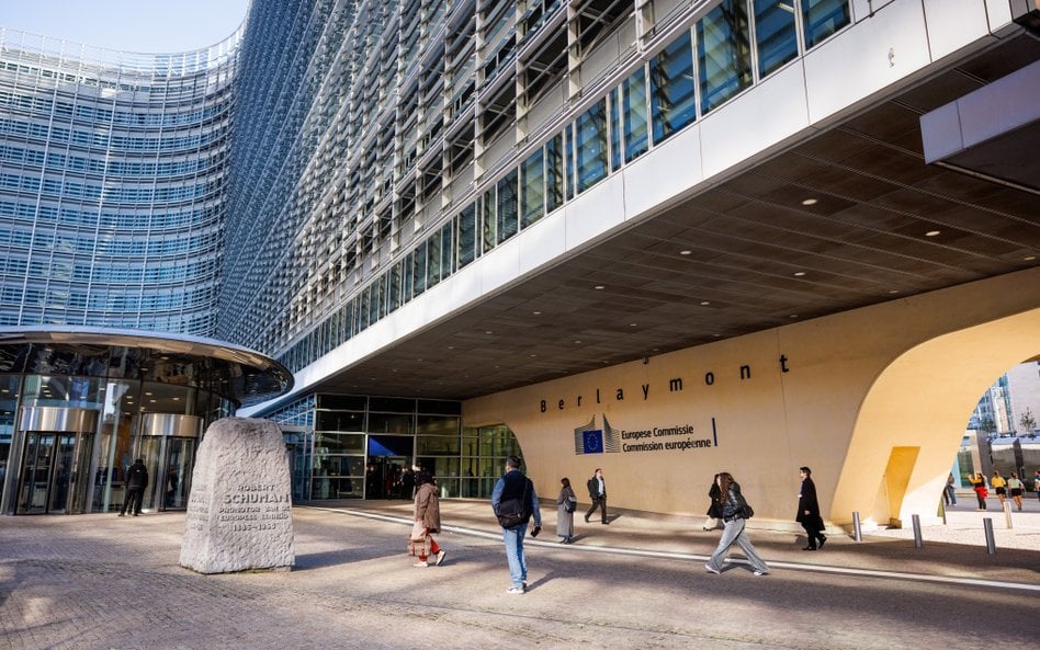 Budynek Berlaymont, w którym mieści się siedziba Komisji Europejskiej w Brukseli