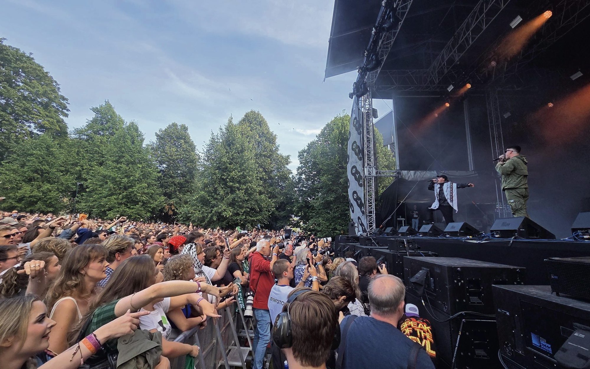 Muzyczny bojkot pod flagą Palestyny