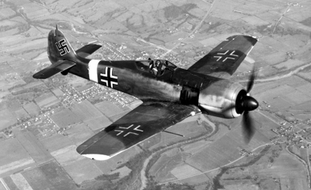 Focke-Wulf Fw 190, jeden z setek niemieckich myśliwców, które wzięły udział w operacji „Bodenplatte”