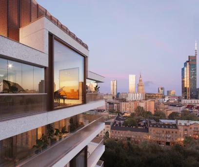 Posiadacze wyżej położonych mieszkań w kompleksie Apartamenty Gutenberga będą mieli wspaniały widok 