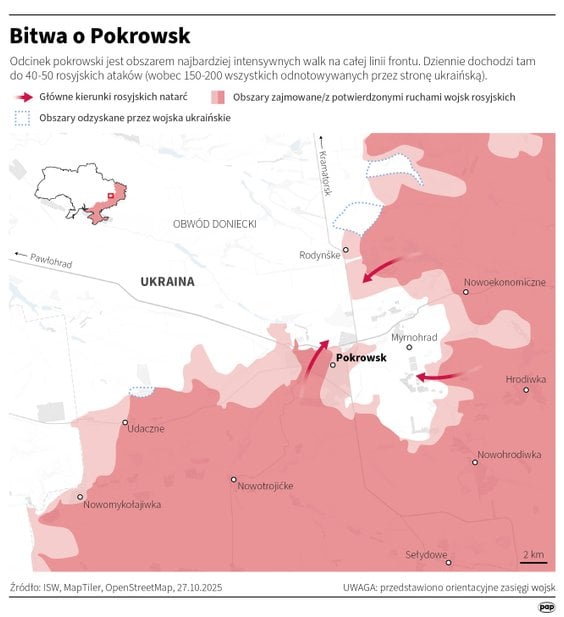 Bitwa o Pokrowsk (sytuacja na 27.10)