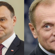 Wymiana tweetów Duda-Tusk z cykorem w tle