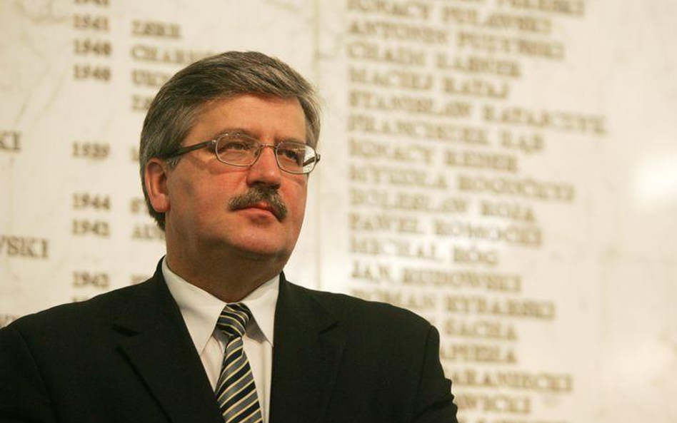 Marszałek Sejmu Bronisław Komorowski