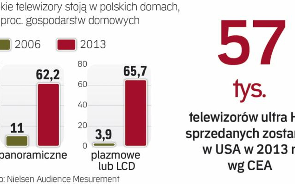 Jakie telewizory mają Polacy i co kupują teraz Amerykanie