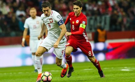 Robert Lewandowski dopiero w ostatniej minucie zapewnił Polsce wygraną z Armenią na Stadionie Narodo