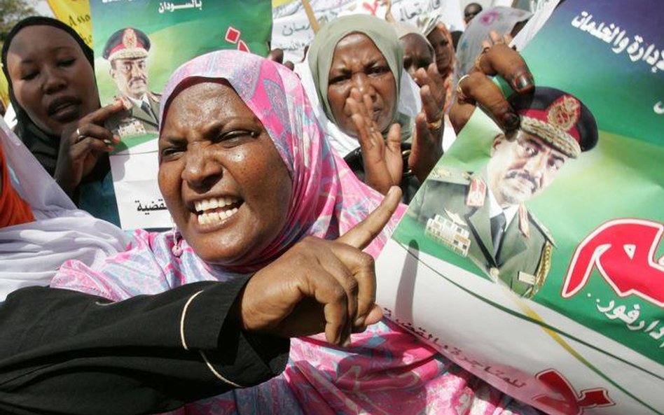 Protest sudańskich kobiet
