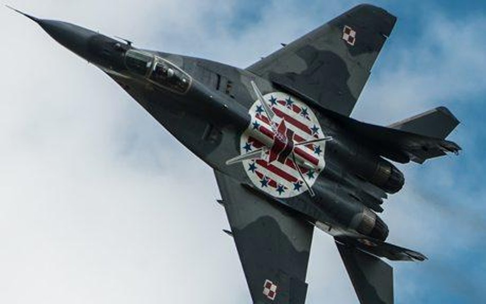 MiG-29 ppłk. Piotra Iwaszki. Ten znakomity pilot chwali zmodernizo- wane maszyny