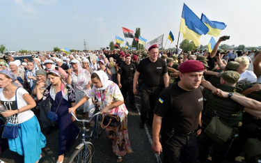 Ukraińska Gwardia Narodowa zablokowała marsze organizowane przez rosyjską Cerkiew
