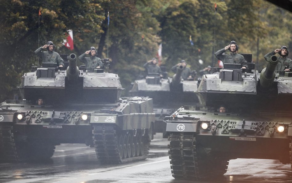 Polskie czołgi Leopard 2A5. Fot./Jarzy Dudek