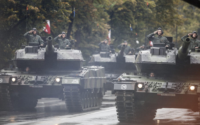 Polskie czołgi Leopard 2A5. Fot./Jarzy Dudek