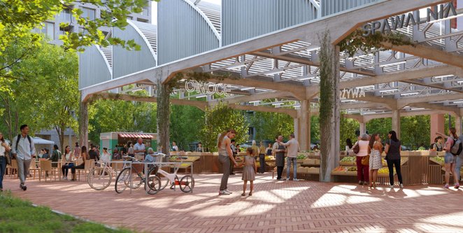 W sferze estetycznej promujemy ideę „trwałej ruiny” – np. fragmenty hali tłoczni pozostaną w formie 