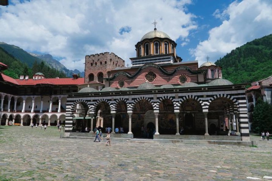 3. Cerkiew Świętej Bogurodzicy w monastyrze Rilskim.