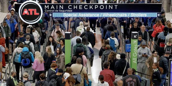 9.8 billion air passengers in 2025 — Atlanta Hartsfield-Jackson world's busiest with 106 million