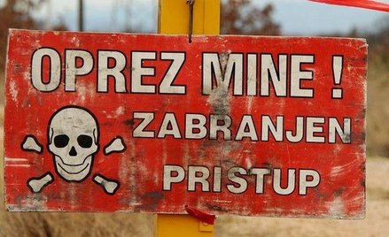 Chorwaci ostrzegają imigrantów przed minami