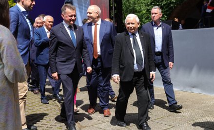 Mariusz Błaszczak i Jarosław Kaczyński