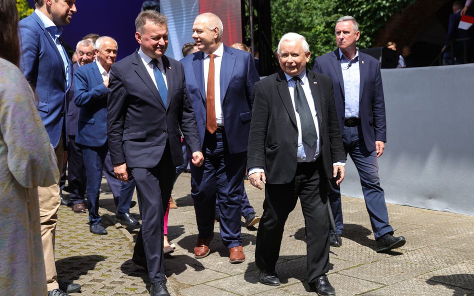 Mariusz Błaszczak i Jarosław Kaczyński