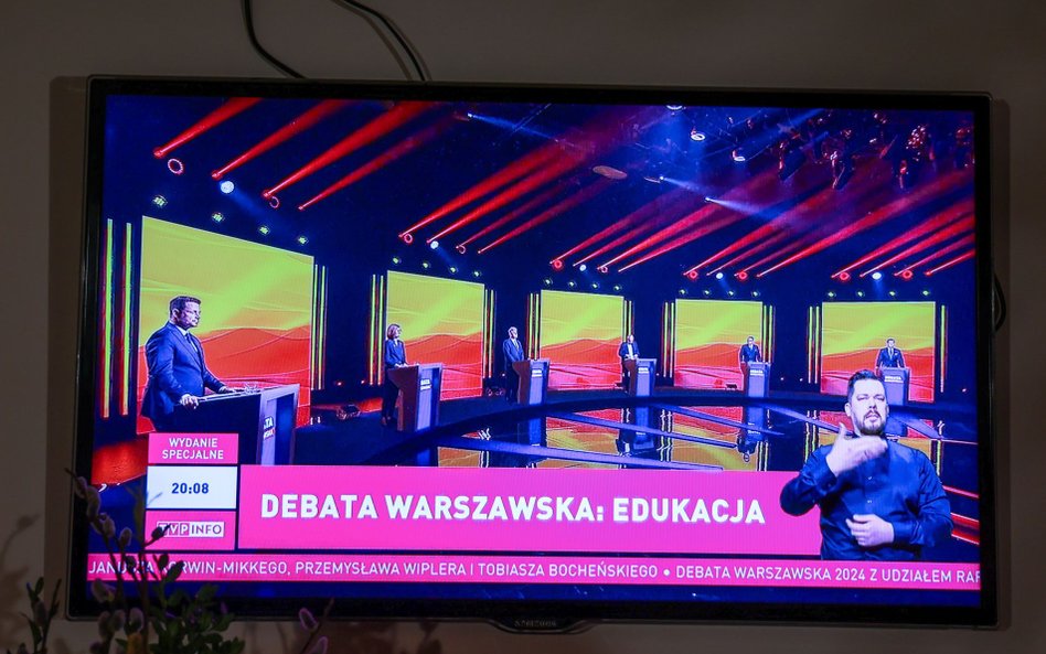 Debata kandydatów na prezydenta Warszawy