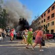 Atak bombowy na osiedle mieszkaniowe w Zaporożu