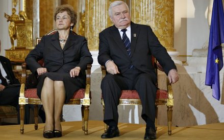 29/09/2008 Warszawa. Zamek Królewski. Uroczystości związane z 25. rocznicą przyznania Lechowi Wałęsi