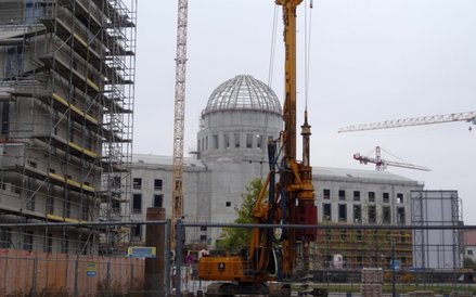 Ściany Zamku już stoją